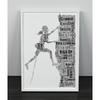 Female Rock Climber Word Art Gift
