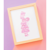 Flower Girl Word Art Wedding Gift