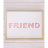 FRIEND Personalised Word Art Gift