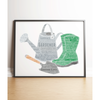 Gardening Word Art - Personalised Gardener Gift