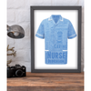 Male Nurse Word Art Gift