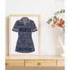 Matron Nurse Uniform Word Art Gift