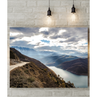 Mountain Lake Canvas Picture