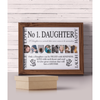 No 1 DAUGHTER Personalised Photo Gift