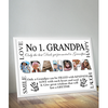 No 1 GRANDPA Personalised Photo Gift