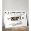 No 1 Grandparents Personalised Photo Gift