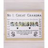 No 1 Great GRANDMA Personalised Photo Gift