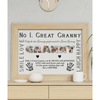 No 1 Great GRANNY Personalised Photo Gift