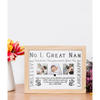 No 1 Great NAN Personalised Photo Collage Print Gift