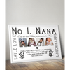 No 1 NANA Personalised Photo Gift