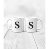 Personalised Alphabet Letter Mugs - Any Letter