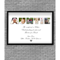 Personalised AUNTIE Photo Collage Frame Gift