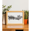 Personalised Berkshire Word Art Map