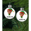 Personalised Christmas Elf Photo Bauble