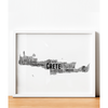 Personalised Crete Word Art Map