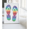 Personalised Flip Flops Word Art Picture