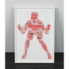 Personalised Football Goalkeeper Word Art Gift