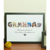 Personalised GRANDAD Photo Print Gift