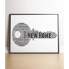 Personalised Key Word Art - New Home Gift