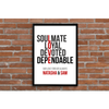 Personalised Love Typography Print