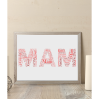 Personalised MAM Word Art Gift