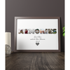 Personalised MEMORIES Photo Collage - Photo Memory Frame Gift