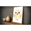 Personalised Owl Word Art - Teacher Gift