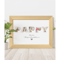 Personalised PAPPY Photo Collage Frame Gift