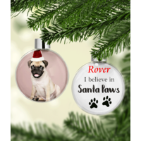 Personalised Pet Christmas Photo Bauble