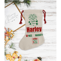 Personalised Pet Christmas Stocking