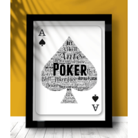 Personalised Poker Player Word Art Gift