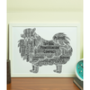 Personalised Pomeranian Dog - Word Art