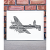 Personalised RAF Lancaster Bomber Word Art Print