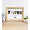 Personalised SISTER Photo Collage Frame Gift