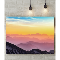 Rainbow Sky Picture Canvas