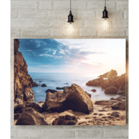 Rocky Beach Picture Canvas