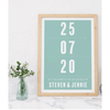 Special Time and Place - Date and Coordinates Print - Couple Personalised Gift