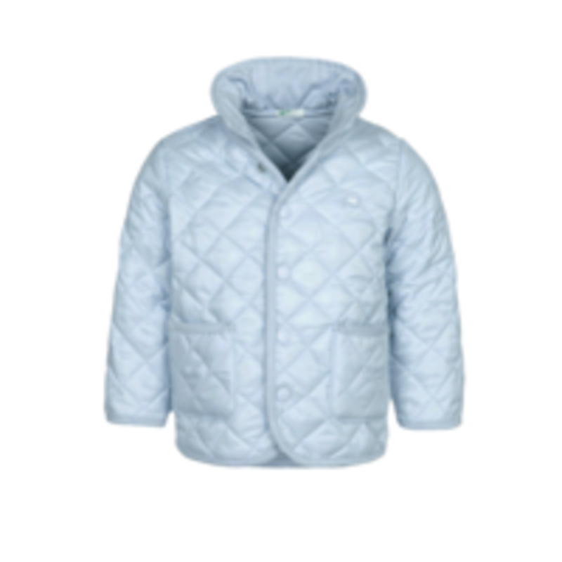 Benetton Baby Quilted Jacket
With Logo in Light Blue with
Matching Buttons