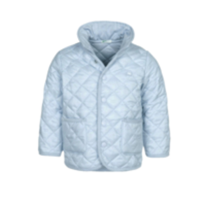 Benetton Baby Quilted Jacket
With Logo in Light Blue with
Matching