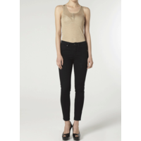 IDA Audrey Ankle Zip Skinny Jeans in Black