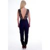 Virgos Lounge Vivi Embellished Jumpsuit in Black Multi