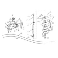 Chaos GT1600 Electric Scooter Front Fork Bar