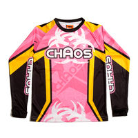 Chaos Kids Off Road Motocross Shirt Pink