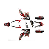 M2R KXF125 Pit Bike Red Sticker Kit 2020 Onwards