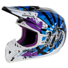 Nitro Bedlam Crash Helmet - Black/White/Blue