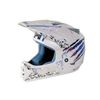 Nitro Claw Junior Crash Helmet - White/Blue/Purple