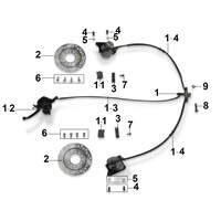 Pentora 250cc Quad Bike Front Brake Disc