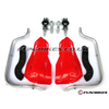 Pit Bike Reinforced Hand Guards - Red