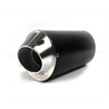 Pit Bike Silver CNC End Can 38mm Silencer