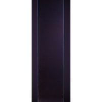 Forli Wenge Fire Door with Inlay,  Half Hour Rated,  Prefinished